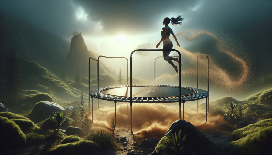 best exercise trampoline with bar
